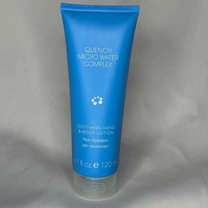Quench‎ Soothing Hand and Body Lotion Full Size 4 oz with Micro Water Complex